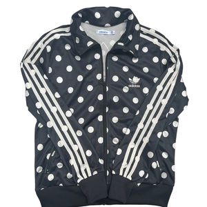 Adidas polka dot track jacket size large